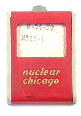 Nuclear-Chicago Film Badge 