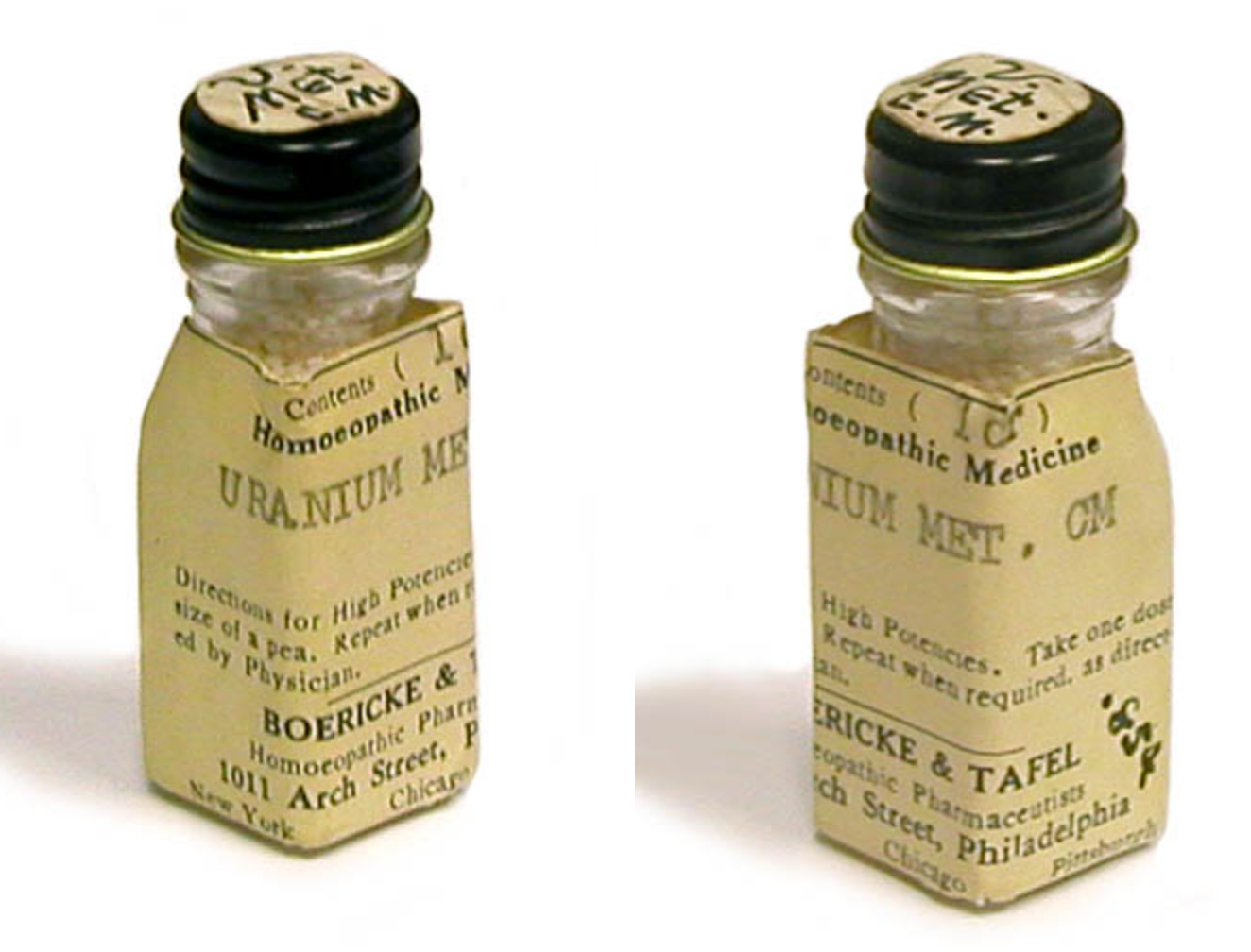 Uranium Homeopathic Medicine (ca. 1940s)