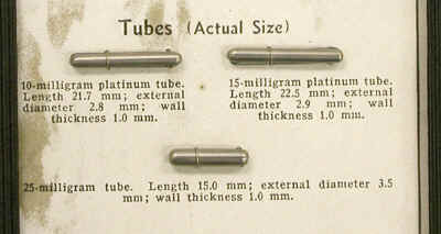 Needles and Tubes