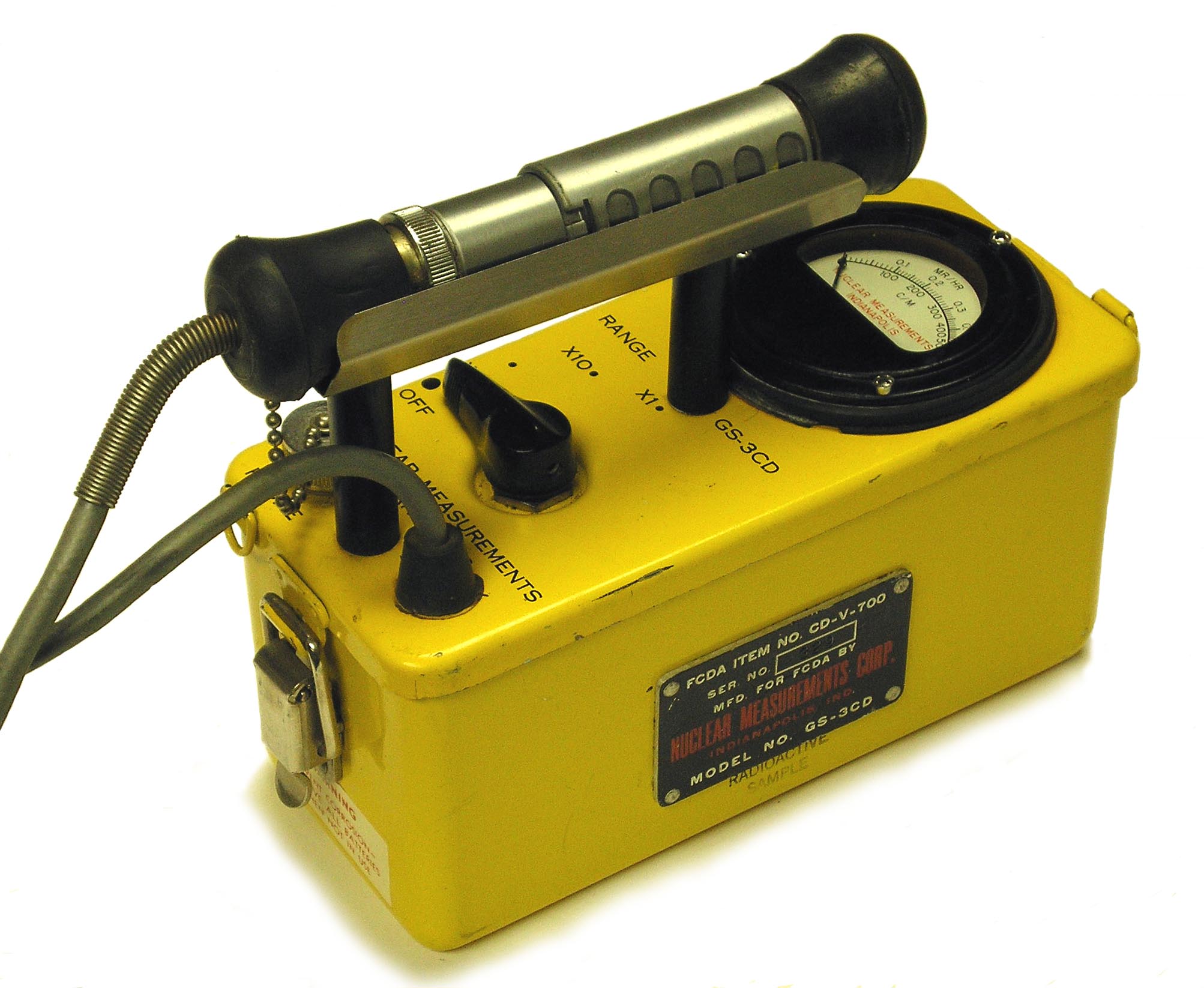 The Victoreen Instruments CO CDV-700 6B Radiation Detector/Geiger Counter 