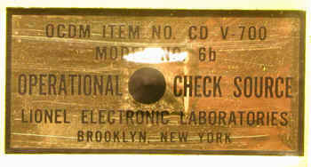 Lionel Electronic Laboratories Model 6b (Ra-226)