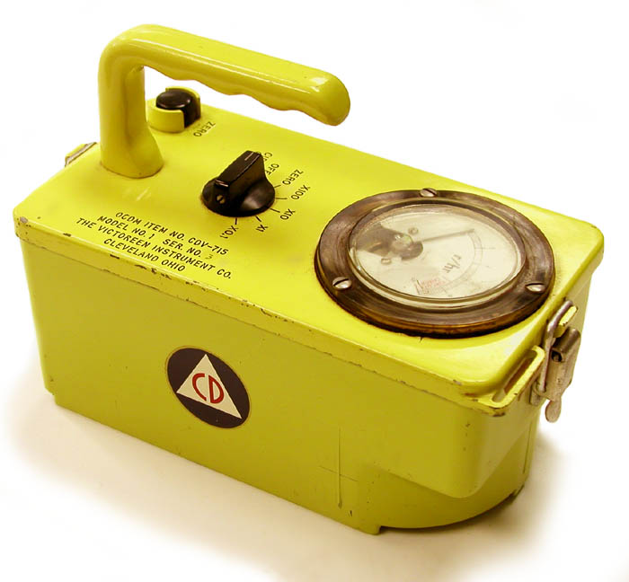 Original CD V-715 Model 1A Radiological Survey Meter Manual LANDERS FRARY CLARK 
