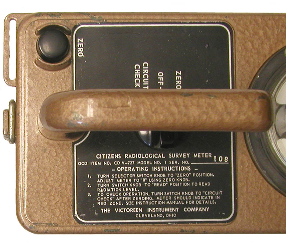  CD V-727 Citizens Radiological Survey meter 