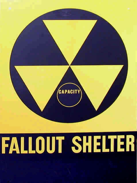 Civil Defense Fallout Shelter Sign