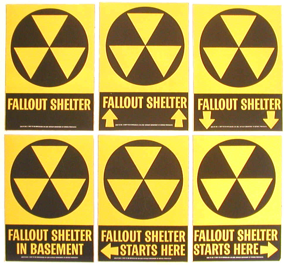 Civil Defense Fallout Shelter Sign