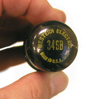Electron tubes close-up