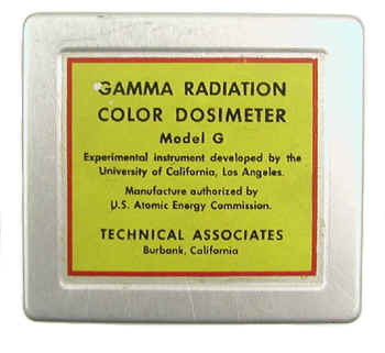 Technical Associates Model G dosimeter