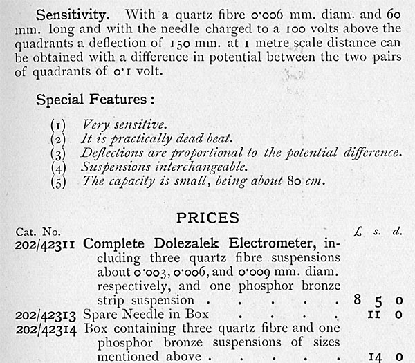 Cambridge dolezalek catalog 