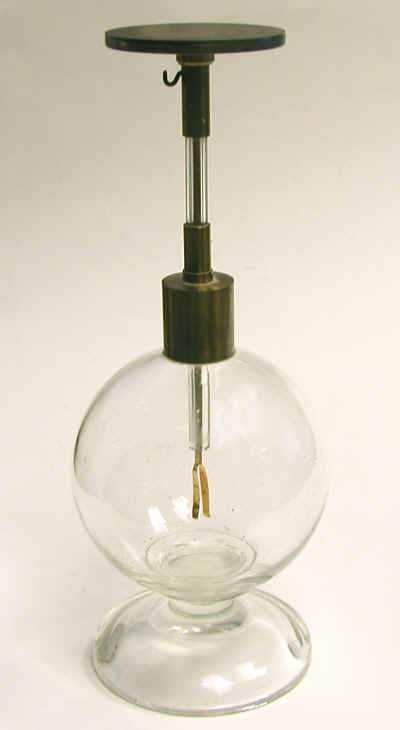 Czech gold leaf electroscope