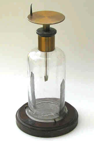 Volta gold leaf electroscope