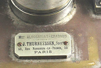Thurneyssen electroscope label