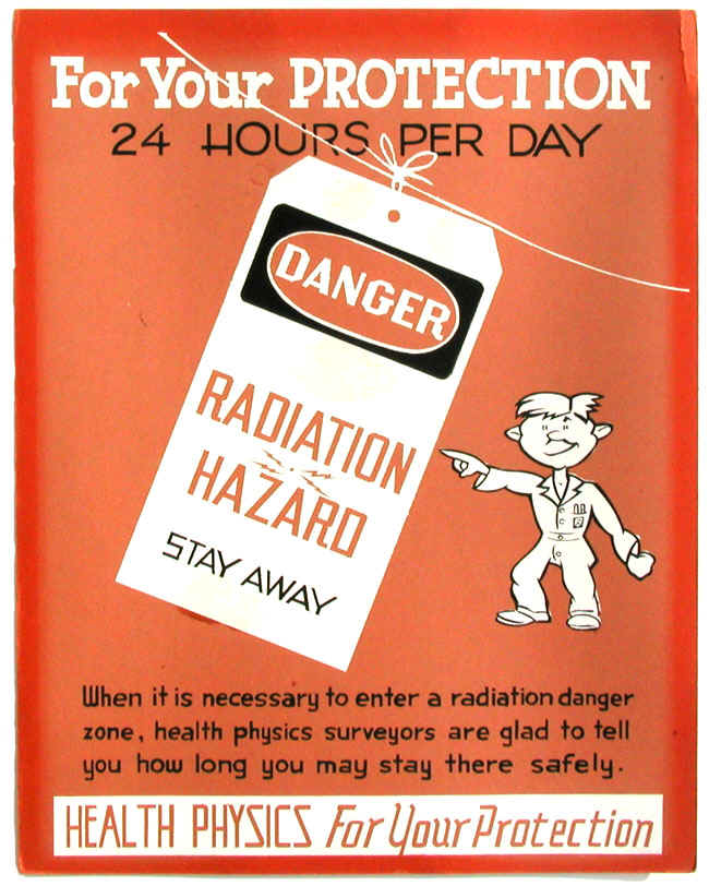 Health Physics Poster from Oak Ridge National Laboratory (1947)