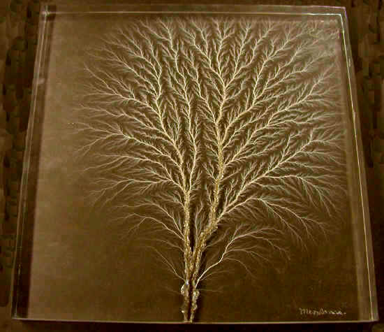 Lichtenberg Figures, Glass and Gemstones