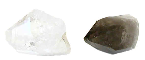 Irradiated Quartz Crystal (Smoky Quartz)