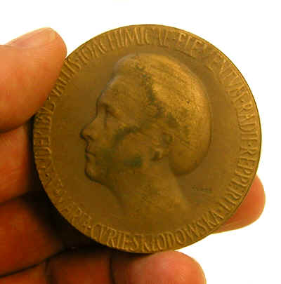 Marie Curie Medallion 