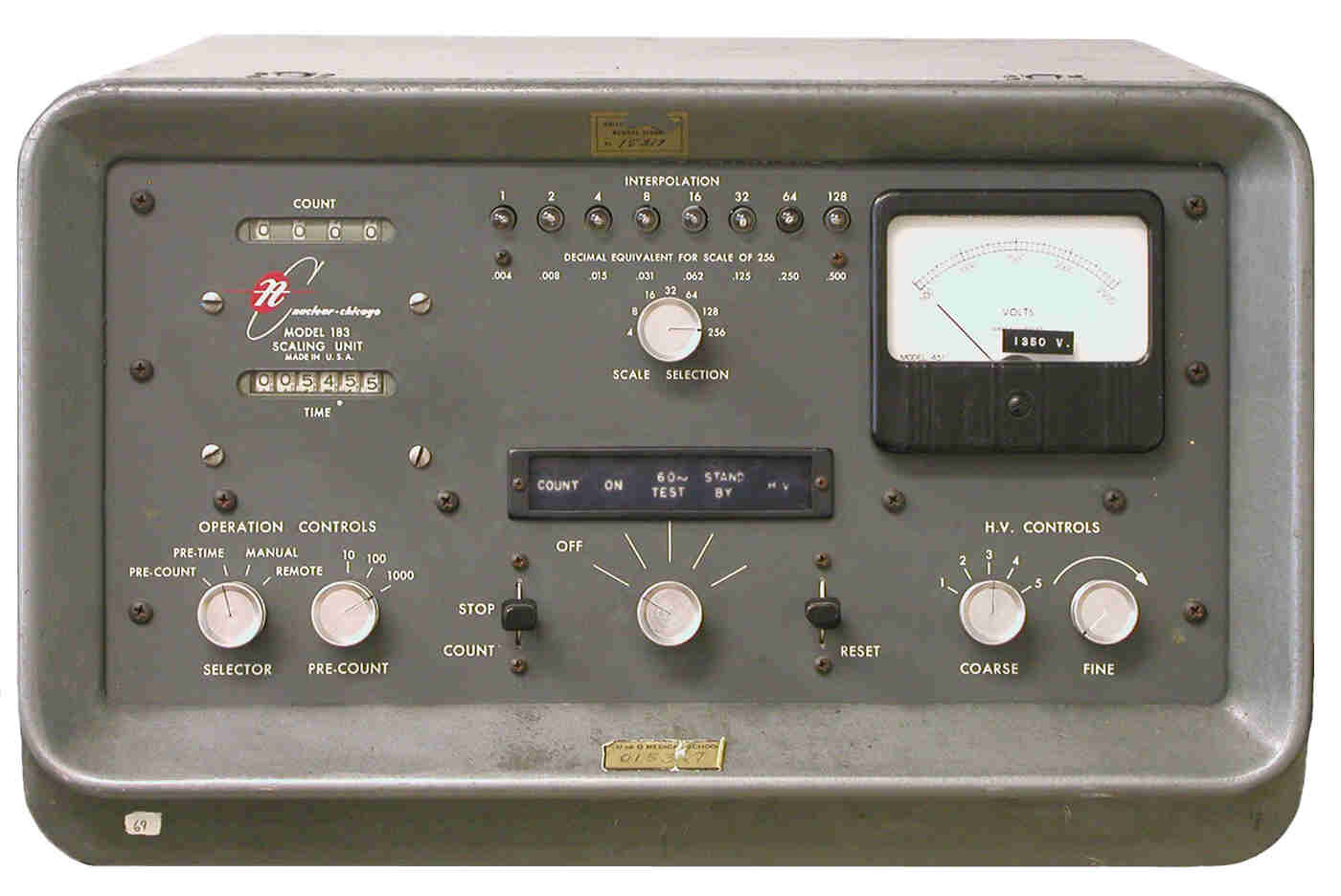 Nuclear-Chicago "Count-O-Matic" Model 183 Binary Scaler