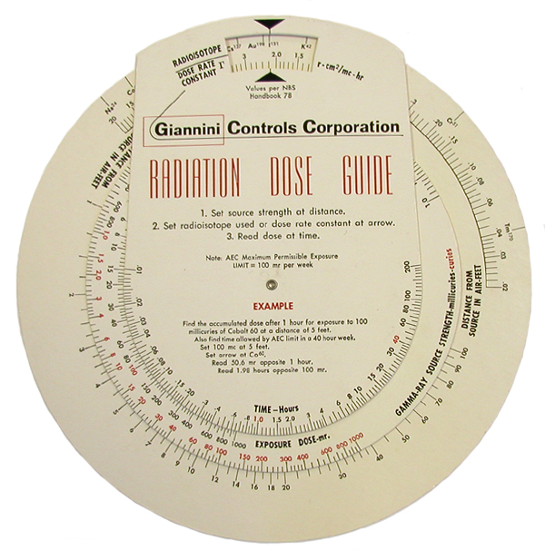 Radiation Dose Guide (1960s)