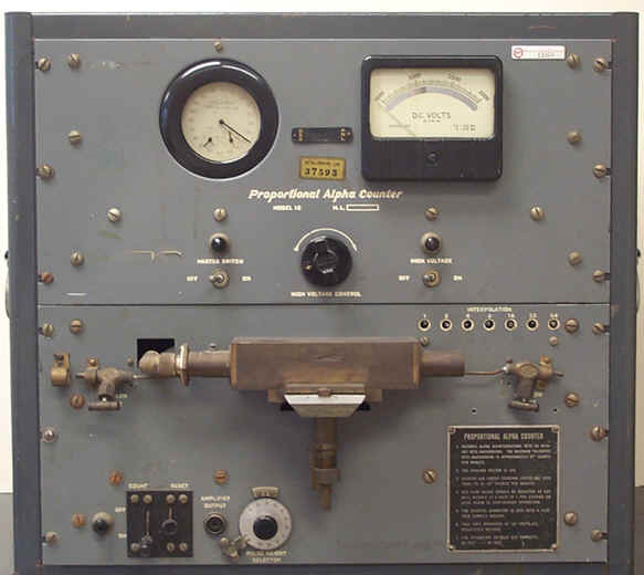 First Generation Gas Flow Alpha Proportional Counter