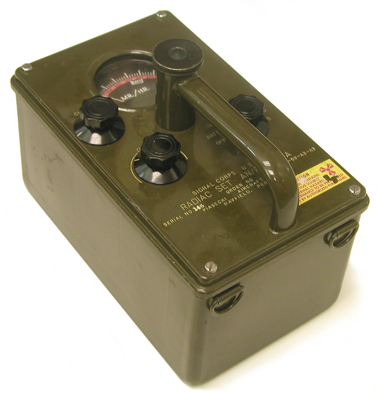 AN/PDR-39A Survey Meter 