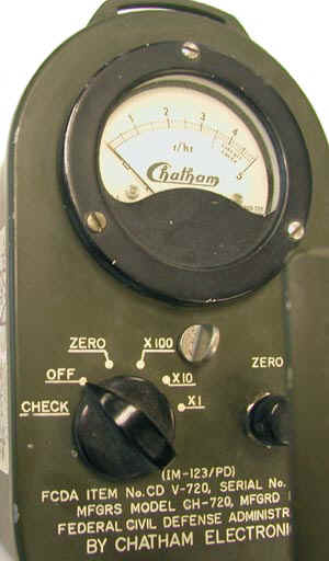 IM-123/PD Ion Chamber Survey meter 