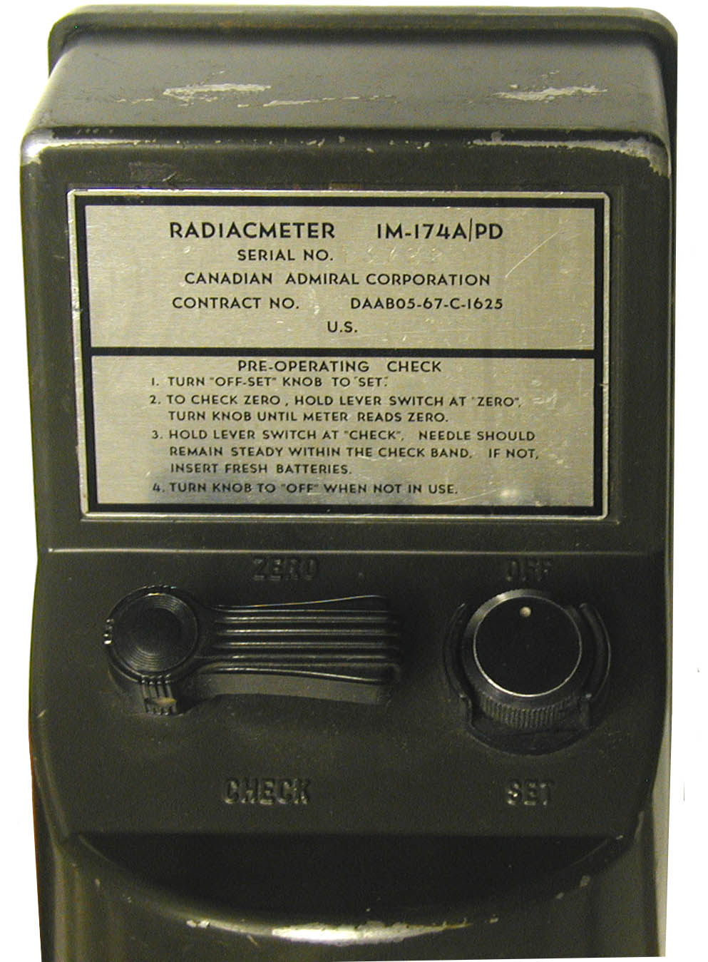 IM-174A&B/PD Ion Chamber Survey Meters