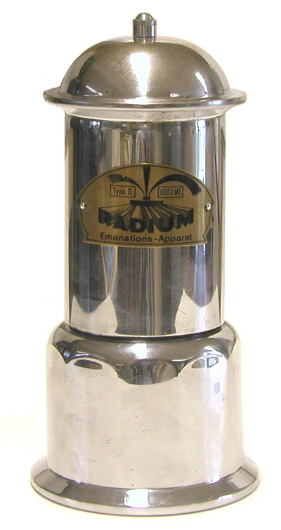 Radium Emanations Apparatus