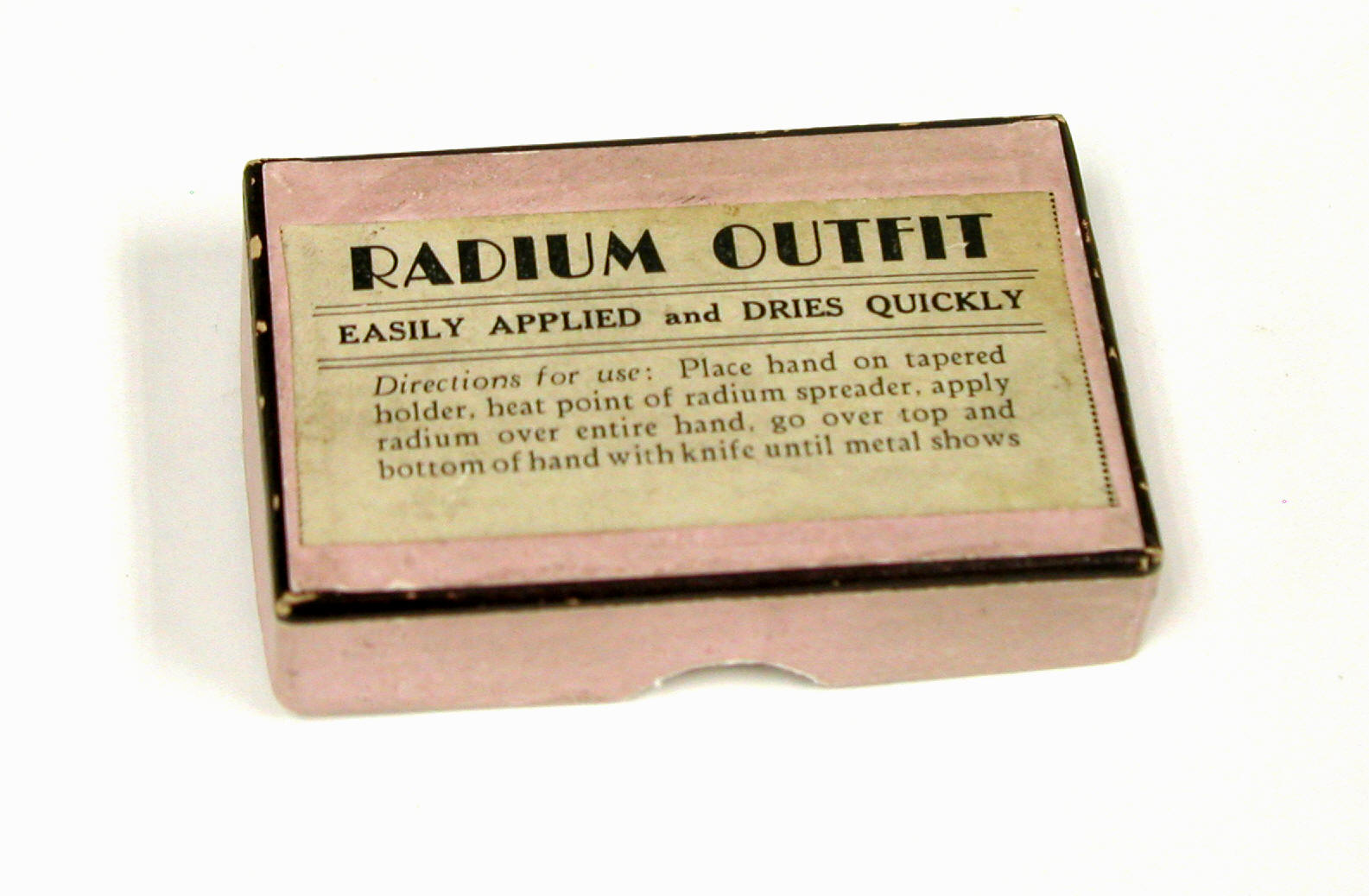 Radium outfit touch-up kit box