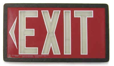 Tritium Exit Sign (ca. 1970s)