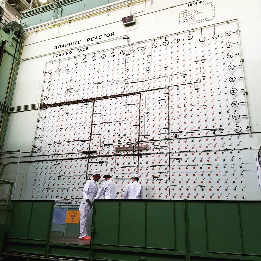 Warning Light from ORNL Graphite Reactor