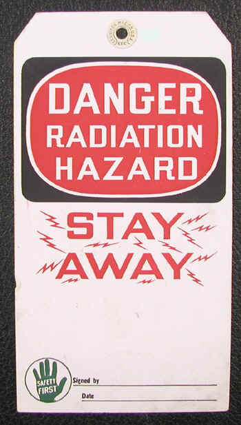 Radiation Warning Sign (Pre-Trefoil)