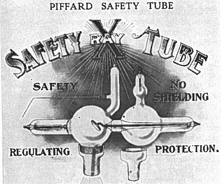 Piffard Safety X-Ray Tube with Light Anode (ca. 1910)