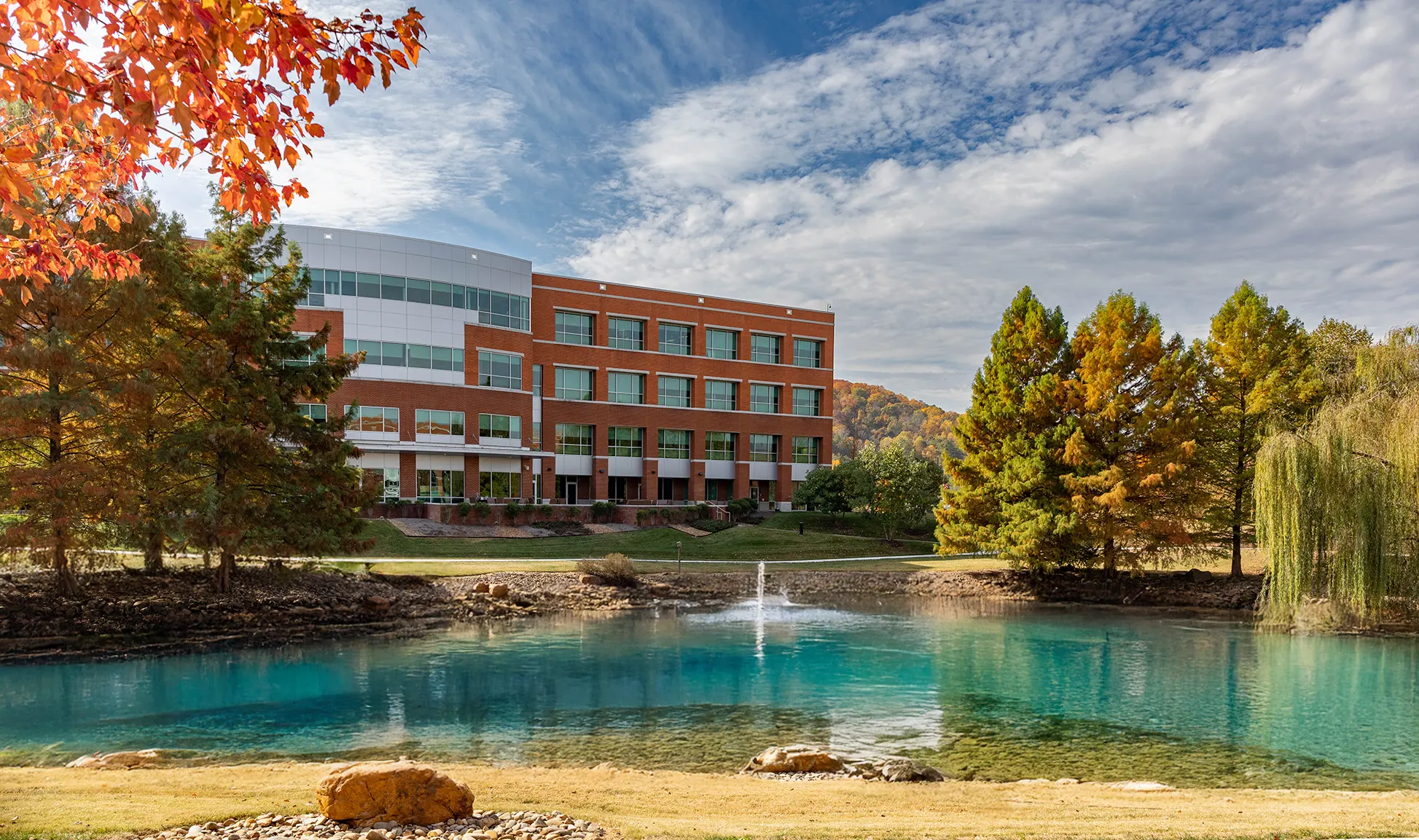 ORAU Main Campus in the fall