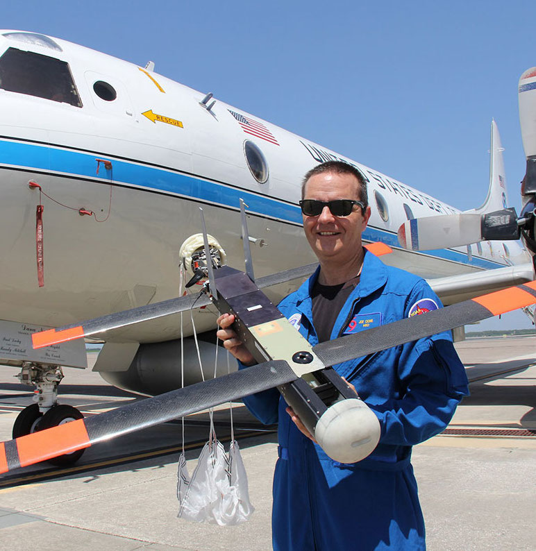 The Flying Coyote weather drone measures growth and movement of hurricanes 