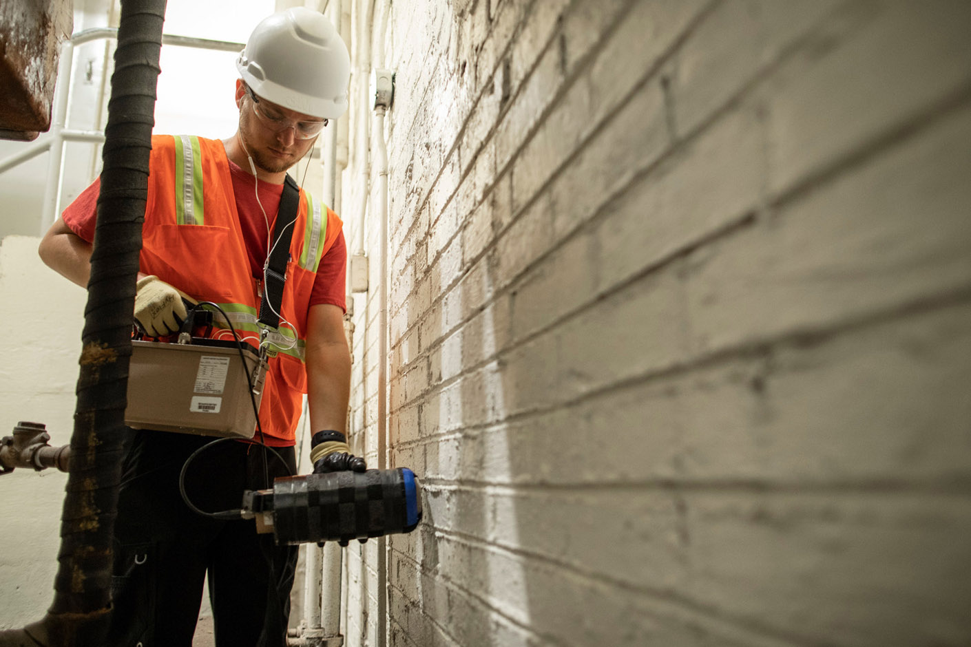 Health physicist conducts an environmental assessment