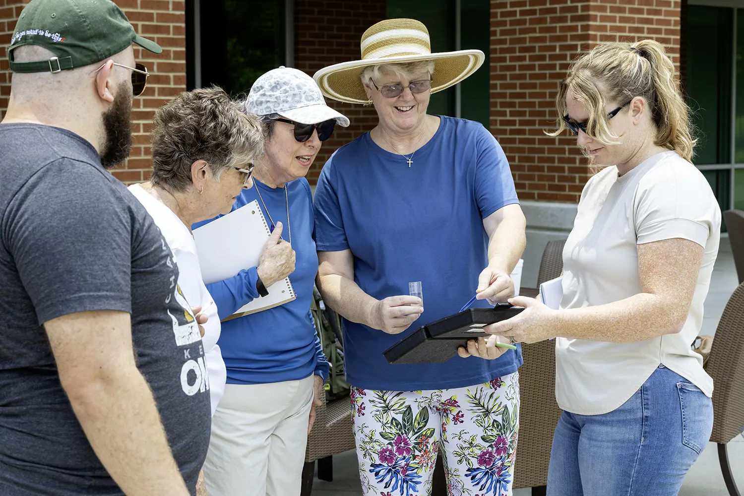 K-12 educators participate in Taking Teaching Outdoors, a professional development academy hosted by ORAU to show teachers how to incorporate the natural environment into their lesson plans.