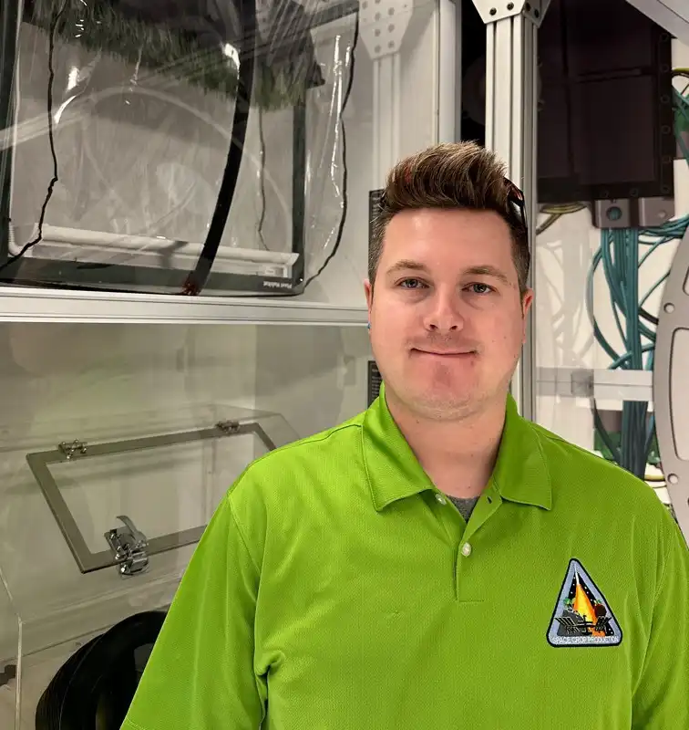 image for Unlocking the challenge of growing food in space: A conversation with Luke Fountain, Ph.D., NASA Postdoctoral Fellow