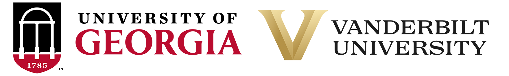 University of Georgia and Vanderbilt University logos