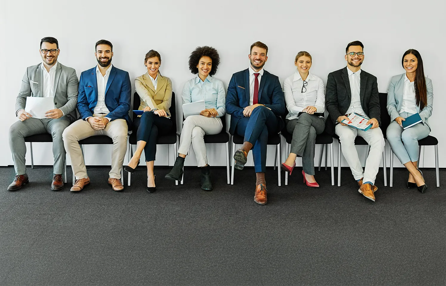 Workforce Solutions team members in a meeting